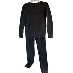 Fruit of the Loom Unisex Kids Long John’s Black Size L/G 10/12